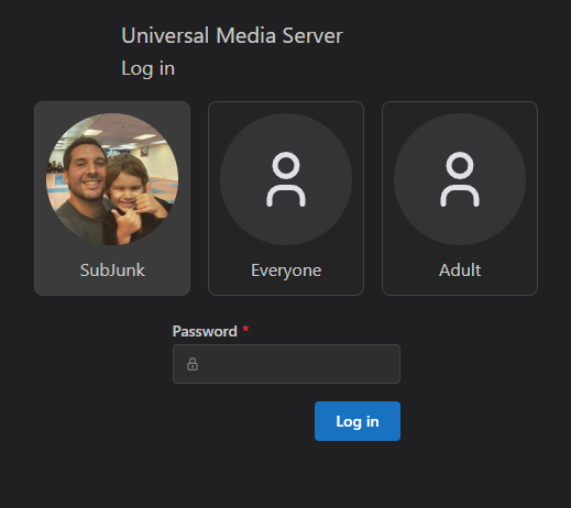 Příklad jak upravit nastavení uživatele